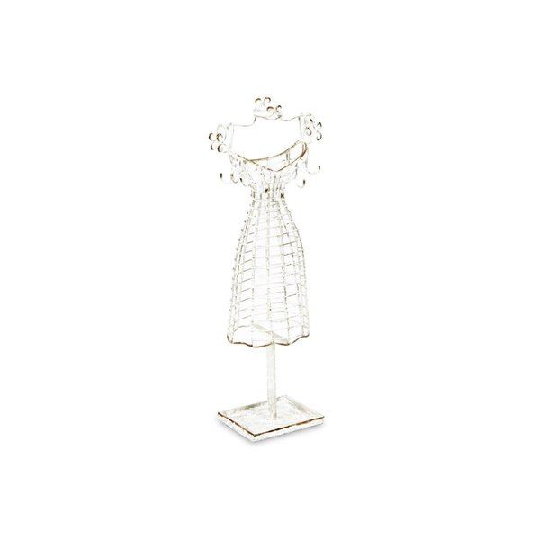 H2H Silver Metal Wire Dress Form Table Decor H22546536